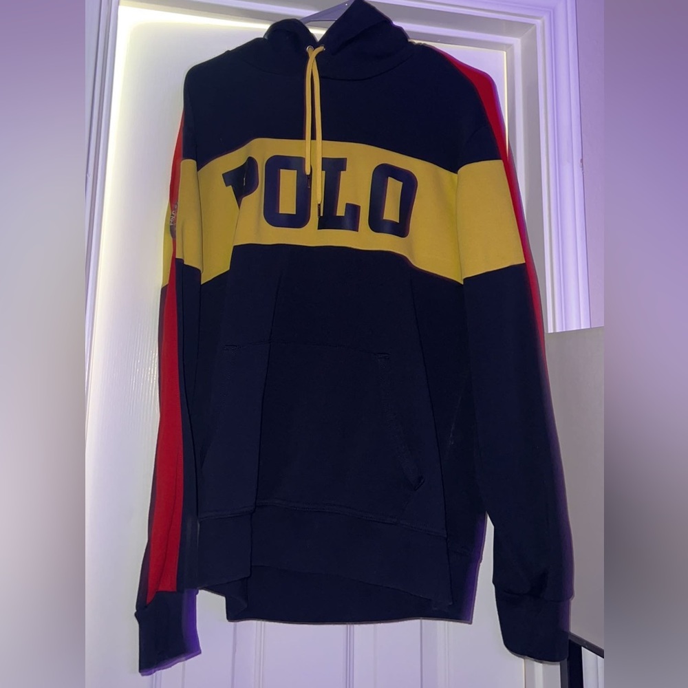 Colored polo hoodie